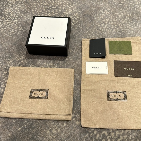 GUCCI BUNDLE BOX, DUST BAGS GUCCI ADD ONS